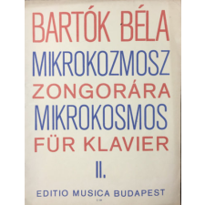 ZENEMŰKIADÓ VÁLLALAT Mikrokozmosz zongorára Mikrokosmos für Klavier II. (Bartók) - antikvárium - használt könyv