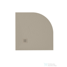 Zenon Angular Slate 80x80 cm-es negyedköríves zuhanytálca, Cream ANG80CR kád, zuhanykabin