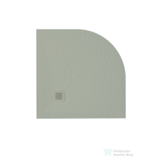 Zenon Angular Slate 90x90 cm-es negyedköríves zuhanytálca, Sage ANG90SA kád, zuhanykabin