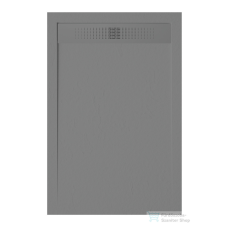 Zenon EVOLUTION SLATE 80x200 cm-es zuhanytálca palakő hatású felülettel, Cemento EVSL80200CE kád, zuhanykabin