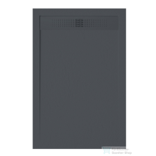 Zenon EVOLUTION SLATE 90x190 cm-es zuhanytálca palakő hatású felülettel, Antracita EVSL90190AN kád, zuhanykabin