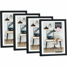 Zep KB12 New Easy 21x26 Képkeret - Fekete (4 darab) (KB12-4) fényképkeret