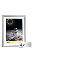 Zep KL11 New Easy 21x29.7 Képkeret - Ezüst (4db/csomag) fényképkeret