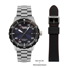 Zeppelin 7268M-3-Set Eurofighter Typhoon Automatic Mens Watch 43mm 20ATM, karóra
