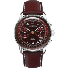 Zeppelin 7614-6 LZ126 Los Angeles Chronograph Mens Watch 43mm 5ATM, férfi karóra