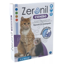 Zeronil Zeronil Combo macskáknak 1 x 0,5 ml élősködő elleni készítmény macskáknak
