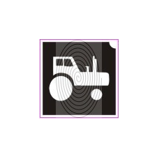 Zetor, traktor (csss0124) csillámtetoválás