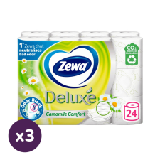 ZEWA Deluxe Camomile Comfort 3 rétegű toalettpapír (3x24 tekercs) higiéniai papíráru