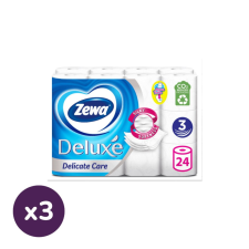 ZEWA Deluxe Delicate Care 3 rétegű toalettpapír (3x24 tekercs) higiéniai papíráru