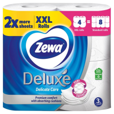 ZEWA Deluxe Delicate Care XXL 3 rétegű toalettpapír 4 tekercs higiéniai papíráru