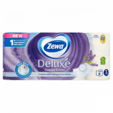 Zewa Deluxe Lavender Dreams toalettpapír 3 rétegű 8 tekercs higiéniai papíráru