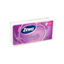 ZEWA Deluxe papírzsebkendő 3 rétegű 90 db Lavender Dreams higiéniai papíráru