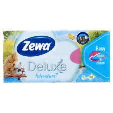 ZEWA Deluxe papírzsebkendő 3 rétegű 90 db Limited Edition higiéniai papíráru