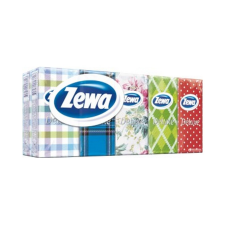 ZEWA Deluxe papírzsebkendő 3 rétegű Style színes - 10x10db higiéniai papíráru