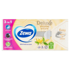 ZEWA Deluxe Spirit of Tea Papírzsebkendő (90 db) (7322540055429) higiéniai papíráru