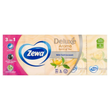 ZEWA Deluxe Spririt of Tea 3 rétegű zsebkendő 10x10 db (7322540061475) (7322540061475) higiéniai papíráru