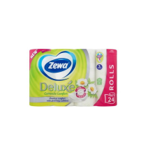 ZEWA Deluxe Toalettpapír 3 rétegű kamillás (24 darabos) (40867) higiéniai papíráru