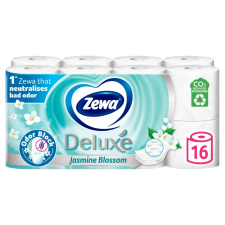 ZEWA Deluxe toalettpapír Jázminvirág - 3 rétegű 16 tekercses papírárú, csomagoló és tárolóeszköz