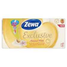 ZEWA Exclusive toalettpapír 8 tekercses almond milk (29434) (Z29434) higiéniai papíráru