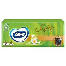 ZEWA Softis 4 rétegű Papír zsebkendő - Aloe Balsam 10x9db papírárú, csomagoló és tárolóeszköz