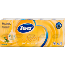 ZEWA Softis 4 rétegű Papír zsebkendő - Soft&amp;Sensitive 10x9db papírárú, csomagoló és tárolóeszköz