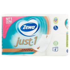 ZEWA Toalettpapír, 5 rétegű, kistekercses, 6 tekercs, ZEWA "Just1" higiéniai papíráru