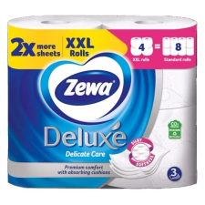 ZEWA Toalettpapír ZEWA Deluxe 3 rétegű 4 tekercses Delicate Care higiéniai papíráru