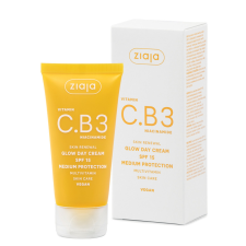 Ziaja c.b3 vitamin niacinamid ragyogást fokozó arckrém spf15 50 ml arckrém