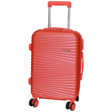 ZigZag neon korall keményfalú bőrönd 75cm x 48cm x 28cm - nagy méretű bőrönd kézitáska és bőrönd