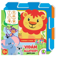 Zikin Happy Zoo – Vidám Állatkert szivacs puzzle játszószőnyeg
