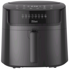 Zilan Forrólevegős sütő, digitális, 1800W, 6,5 L - fekete - ZLN7999 fritőz