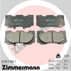 Zimmermann fékbetétkészlet, tárcsafék 22353.180.1