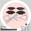 Zimmermann fékbetétkészlet, tárcsafék 23277.180.1