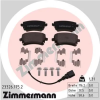 Zimmermann fékbetétkészlet, tárcsafék 23326.175.2