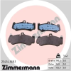 Zimmermann fékbetétkészlet, tárcsafék 23414.168.1
