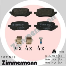 Zimmermann fékbetétkészlet, tárcsafék 26273.145.2 fékbetét