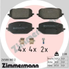 Zimmermann fékbetétkészlet, tárcsafék 26588.180.2
