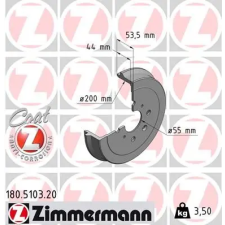 Zimmermann fékdob 180.5103.20 autóalkatrész