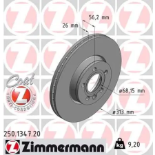 Zimmermann féktárcsa 250.1347.20 autóalkatrész