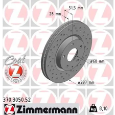 Zimmermann féktárcsa 370.3050.52 autóalkatrész