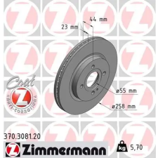 Zimmermann féktárcsa 370.3081.20 autóalkatrész