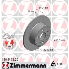 Zimmermann féktárcsa 430.1475.20 autóalkatrész