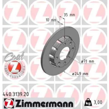 Zimmermann féktárcsa 440.3139.20 autóalkatrész