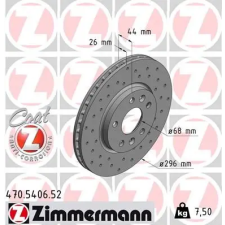 Zimmermann féktárcsa 470.5406.52 autóalkatrész