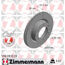 Zimmermann féktárcsa 590.2833.20 autóalkatrész