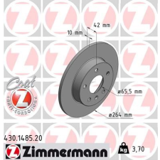 Zimmermann féktárcsa ZIMMERMANN 430.1485.20 féktárcsa