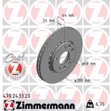 Zimmermann féktárcsa ZIMMERMANN 470.2433.20 féktárcsa