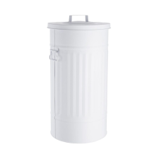 ZINC szemetesvödör/tárolóvödör, fehér 40 l bútor