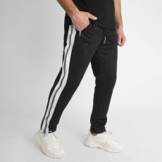  Zip Line Pants - fekete oldalcsíkos nadrág - Méret: XXL
