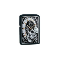 Zippo 29854 zippo öngyújtó, matt fekete, koponya motívummal konyhai eszköz